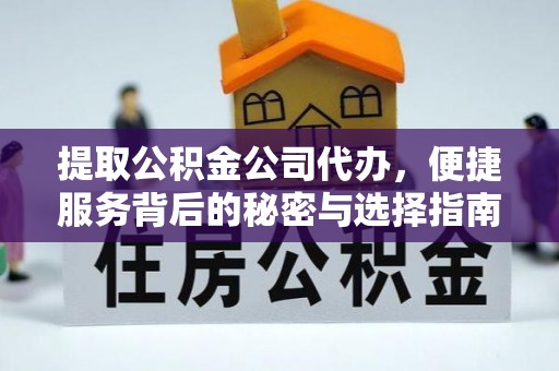 新田提取公积金公司代办，便捷服务背后的秘密与选择指南