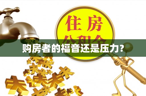 新田购房者的福音还是压力？