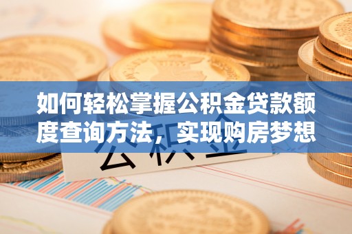 新田如何轻松掌握公积金贷款额度查询方法，实现购房梦想？
