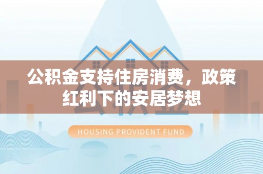 新田公积金支持住房消费，政策红利下的安居梦想