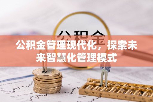 新田公积金管理现代化，探索未来智慧化管理模式