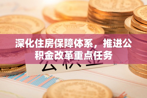 新田深化住房保障体系，推进公积金改革重点任务
